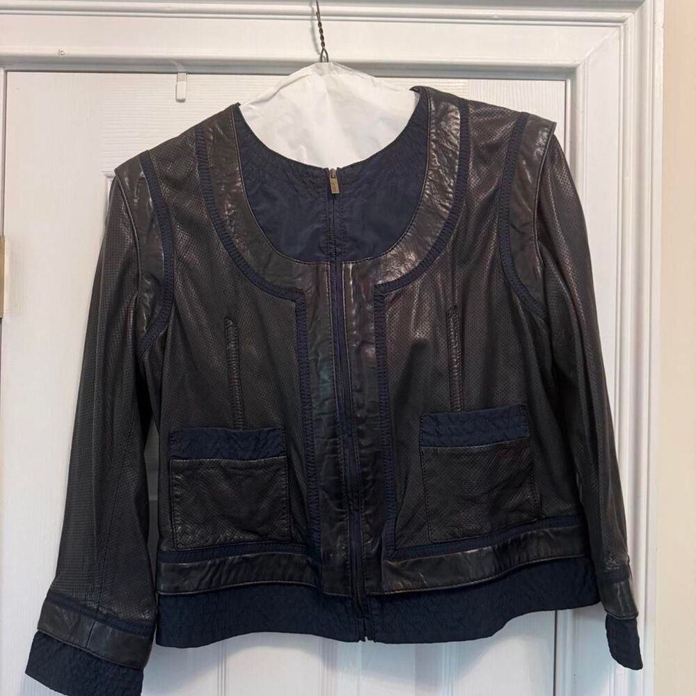 Roberto cavalli vintage Women's Navy and Blue Jacket